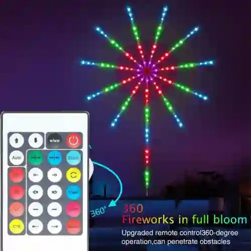 Smart Firework LED Lights USB Powered Indoor Firework Lights With