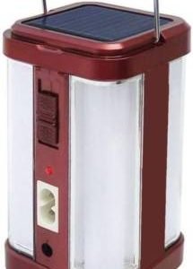 Emergency 860s Solar Four Tube Emergency Light Lantern Emergency Light  (Brown)