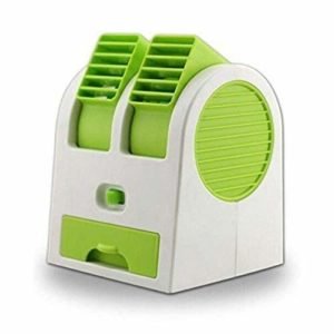 Powered Air Mini Small Conditioner Fan Cooling Portable Desktop,Single Vent, Colors May Vary(made in India)