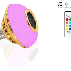 GOLDEN Bluetooth speaker bulb b22d with remote (multicolor)