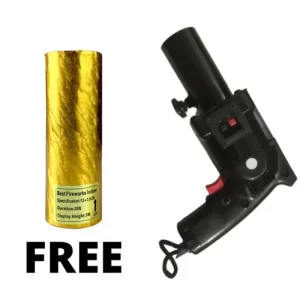 Cold pyro sparkle Gun Toy with one pyro free