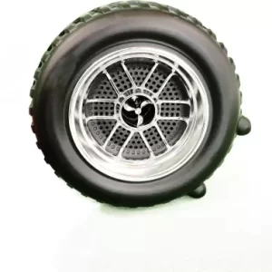 Tyre SHAPE WIRELESS Bluetooth Speaker WITH EXTRA BASS And Support USB & SD Card 10 W Bluetooth Speaker  (Black, Stereo Channel)