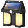 Outdoor Solar Wall Lamp Outdoor Waterproof Tungsten Lamp Induction Garden Lamp Garden Villa Night Lamp (Double - Light, 1) - Image 3