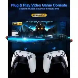 Wireless Console Game Stick Video Game Console Built-in 15000 Classic Games 8 Bit Mini Retro Controller HDMI Output Dual Player-4K Ultra HD Game Stick (Standard Edition PSR)