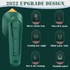 Micro Steam Iron Dry & Wet Ironing Portable Mini Steam Iron for Clothes Fast Heat Lightweight Titanium Plate Good for Home and Travel (Green-color) - Image 4