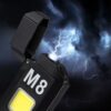 Electronic Lighter+ Flashlight (Portable Mini Lighter Strong Light Electronic Lighter Type-C Rechargeable - Image 3