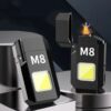 Electronic Lighter+ Flashlight (Portable Mini Lighter Strong Light Electronic Lighter Type-C Rechargeable - Image 2
