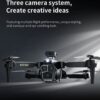 k10 Max Professional Full HD Triple Camera Obstacle Avoidance RC Drone For Aerial Photography, Selfie, Vlog - Image 7