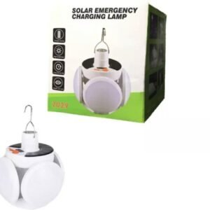 SOLAR FOOTBALL LIGHT WHITE PLASTIC HANGING LANTERN