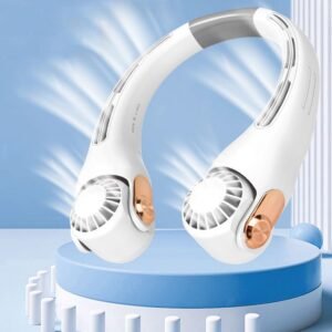 Silicone Neck Fan Portable Rechargeable Adjustable Fan