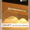 Motion Sensor Cabinet Mood Light, 45cm Wireless Closet Light, 1500mAh Rechargeable Dimmable LED Light Bar with 3 Light Colors, Magnetic Install for Kitchen Wardrobe Cupboard(1800K-6500K) - Image 7