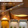 Motion Sensor Cabinet Mood Light, 45cm Wireless Closet Light, 1500mAh Rechargeable Dimmable LED Light Bar with 3 Light Colors, Magnetic Install for Kitchen Wardrobe Cupboard(1800K-6500K) - Image 2