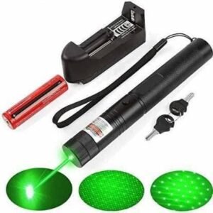Green Multipurpose Laser Light Disco Pointer Pen Beam with Adjustable Antenna Cap to Change Project Design for Presentation Pointer Green