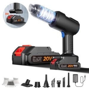 Handheld Car Vacuum Cleaner Wet and Dry Handheld Car Vacuum Cleaner Multi-Nozzles for Car, Home, Office, Pet 