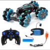 Stunt Gesture Induction Twisting Off-Road Vehicle Light Music Drift Driving Remote Control Hand Senor Stunt Car, 2.4G 4WD Toy Gift for Kids Toys (Multi Color) - Image 2