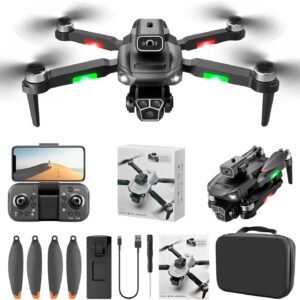Y3 MAX Drone with 4K Camera WiFi FPV 1080P HD Dual Foldable RC Drone Altitude Hold Headless Mode Visual Positioning Auto Return App Control Multicolor
