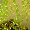 Leaf Curtain Lights, Artificial Vines Curtain Lights, Fake Greenery Leaves with Lights for Wedding Party Backdrop Baby Shower Diwali Home - Image 2