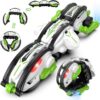 2024 Remote Control Car Snake 360° Rolling - RC Stunt Snake Car with LED Lights，2 Batteries 60+min，Indoor/Outdoor Toy