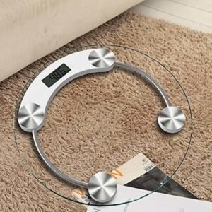 Digital Personal Bathroom Weighing Scale Machine 180 KG LED Display Weighing Scale (White)