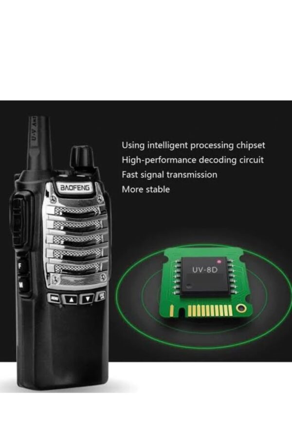 Walkie talkie 30km range UV-8D (1set=2pc) - Image 3