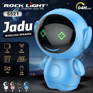 Robotic speaker shape loud sound