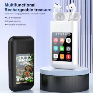 Carrying Treasure Ear Earbuds Touch Screen Control Open Earbuds Bluetooth Headphones, in-Ear Earphones Built-in Screen Control Noise Cancelling Ear Hooks Earbuds Black - TF20