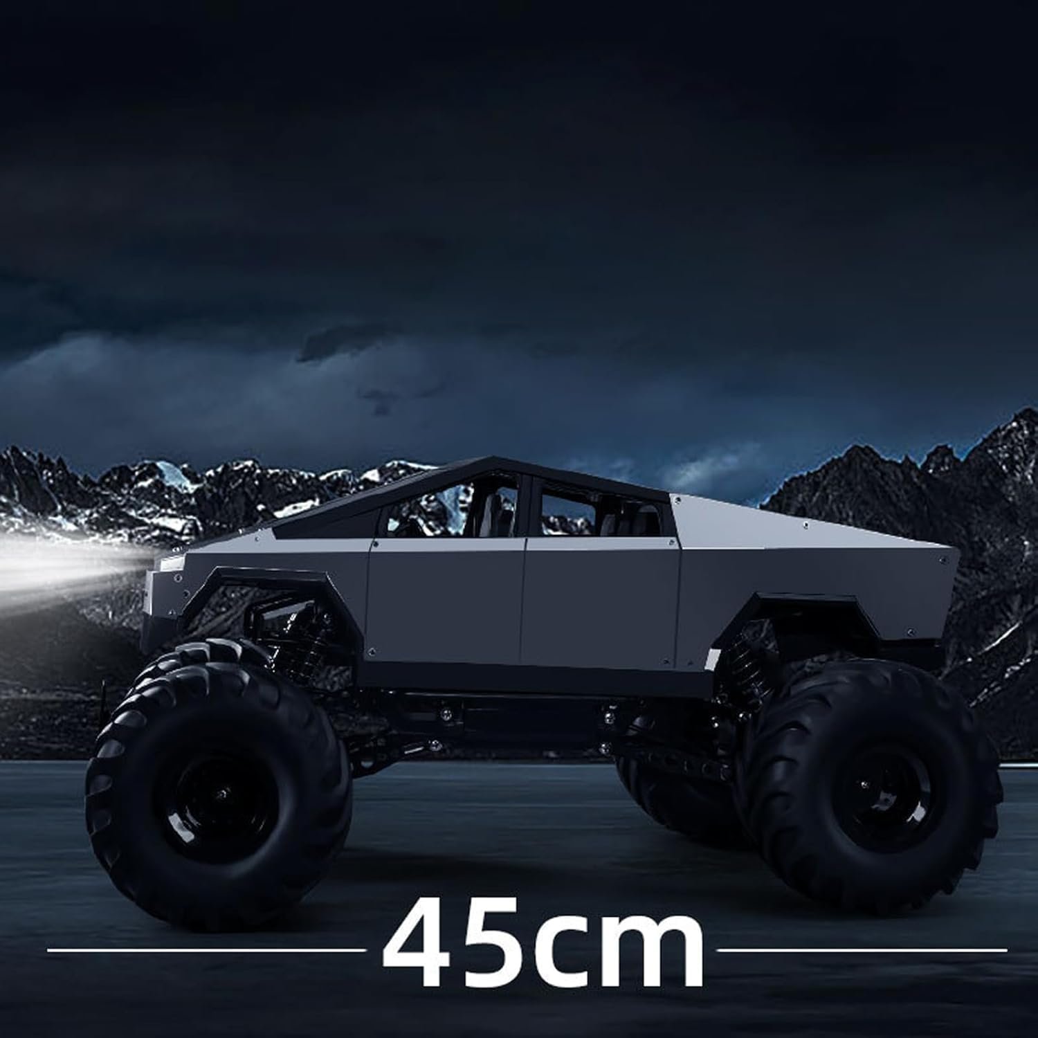 Truck Alloy RC Cars 1:8 Metal Big Remote Control Car 2.4 GHz 36KPH -4WD All Terrain RTR Trucks Aluminum Shock Climbing 35° Angles Sound&Light Effect Truck 4.3LB 21IN - Image 4