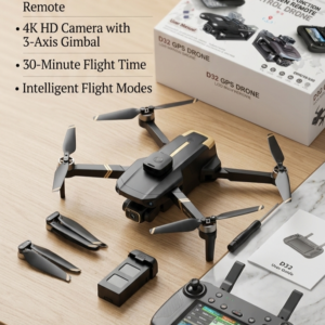 D32 gps drone with inbuilt screen one key home return 4k camera support drone