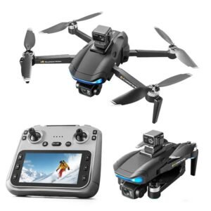 V06 3-Axis Gimbal Camera Drone with Display Remote & OAS Sensor
