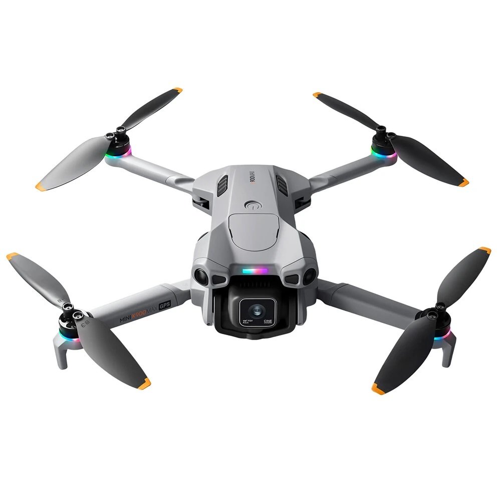 K900 MAX GPS 5G WiFi FPV with 4.5inch LCD Screen Controller 1480 FHD Dual Camera Servo Gimbal 360° Obstacle Avoidance One-Key Airdrop Brushless 216g Foldable RC Drone Quadcopter RTF Black triple Battery - Image 4