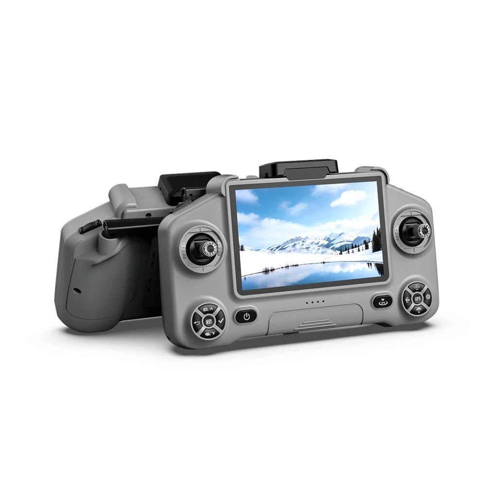 K900 MAX GPS 5G WiFi FPV with 4.5inch LCD Screen Controller 1480 FHD Dual Camera Servo Gimbal 360° Obstacle Avoidance One-Key Airdrop Brushless 216g Foldable RC Drone Quadcopter RTF Black triple Battery - Image 3