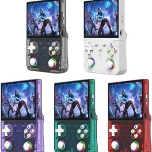 R36 Ultra X Retro Handheld Game Console 4.5 Inch HD IPS Screen, RGB Joystick Lights, Dual Analog Sticks, Vibration, Portable Gaming Console